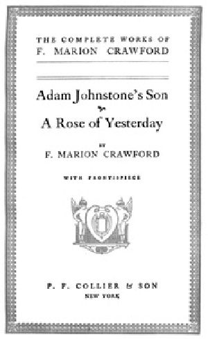 [Gutenberg 22455] • Adam Johnstone's Son